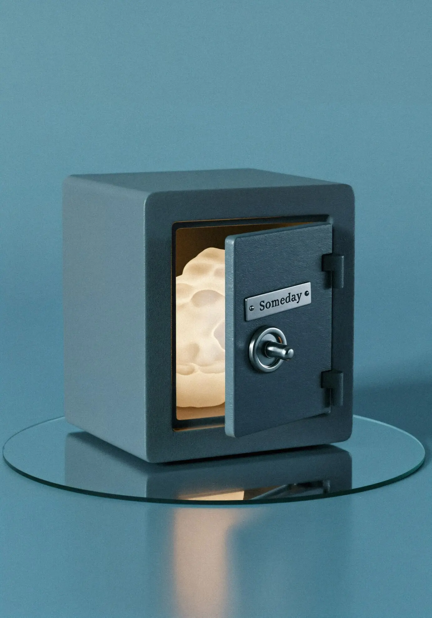 Tresor mit geöffneter Tür.